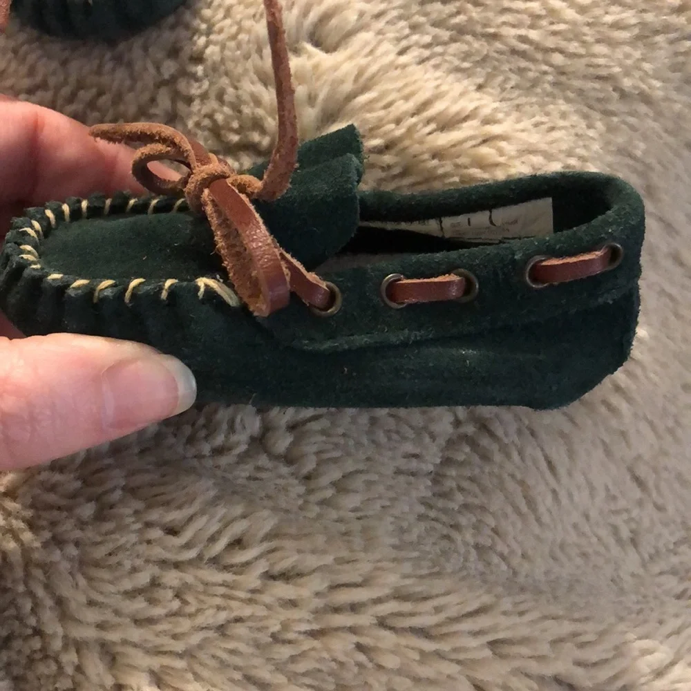 🎉4 for $20 Vintage 100% Leather Baby Gap Moccasins, size 1